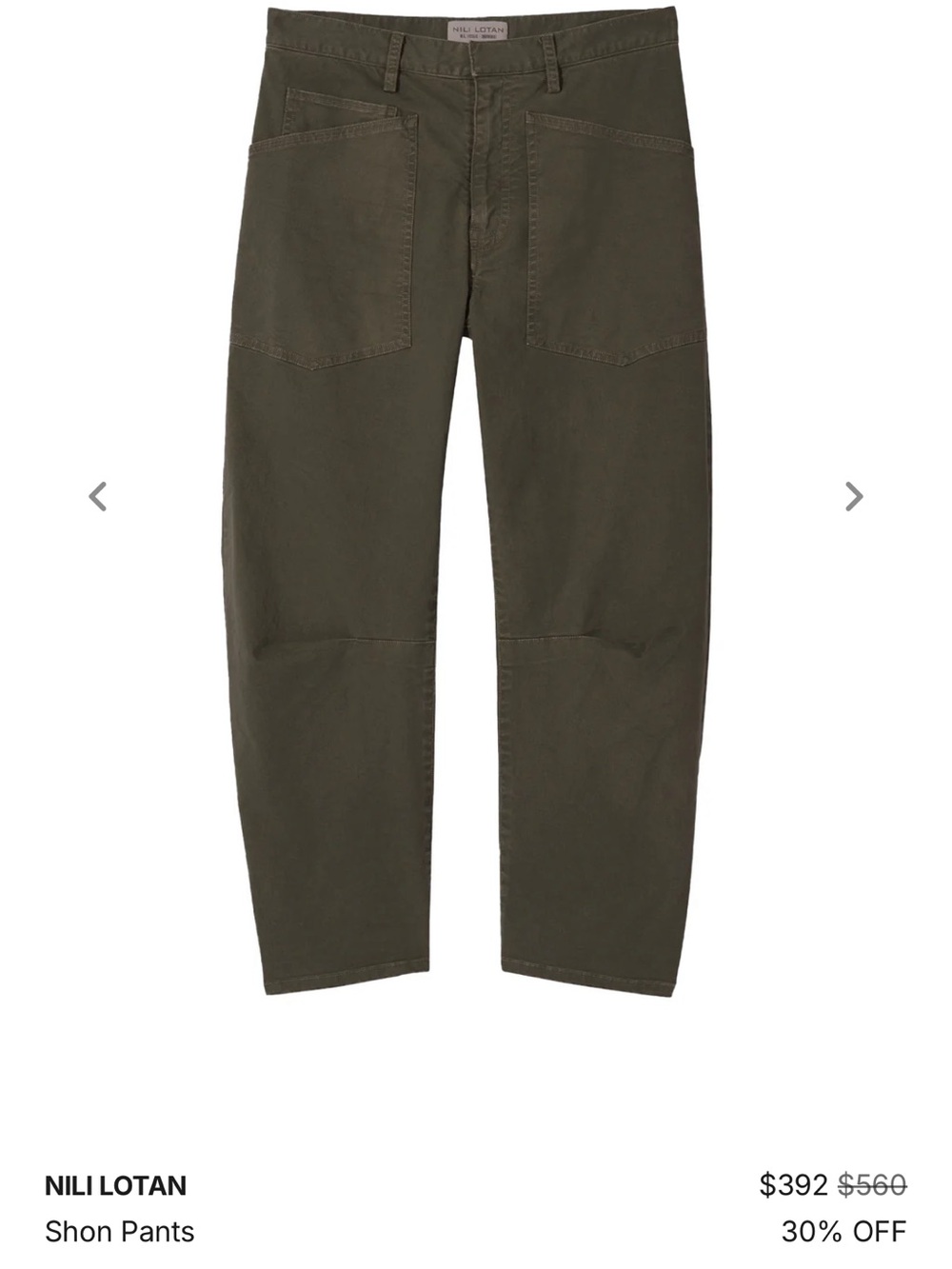 Nili Lotan Shon cotton pants - Picture 2 of 6